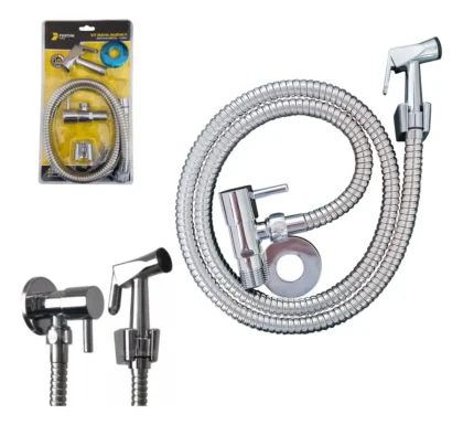DUCHA HIGIENICA CROMADA COM REGISTRO-FERTAK