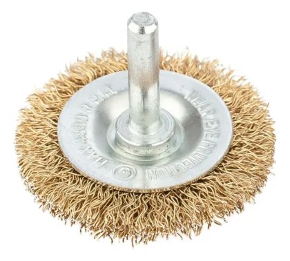 ESCOVA DE ACO COM HASTE 75MMX10MM-FERTAK