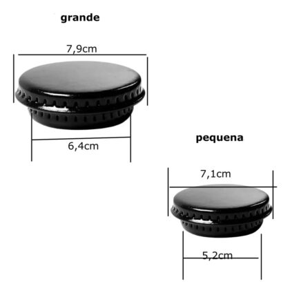 ESPALHADOR ESMALTEC SAFIRA PRETO GRANDE