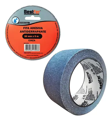 FITA ANTIDERRAPANTE CINZA-BESTFER