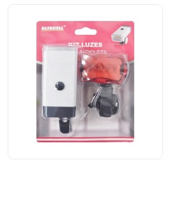 KIT LUZES PARA BICICLETA-ALFACELL