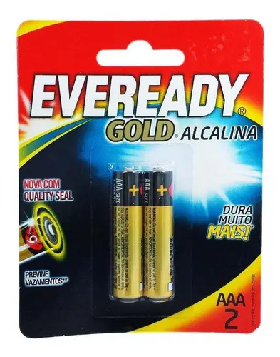 PILHA PALITO AAA COM 2 EVEREADY