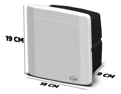 QUADRO DISTRIBUICAO 3-4 DISJUNTORES NENA/DIN BRANCO-ILUMI