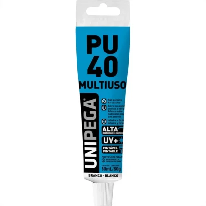 SELANTE PU40 BRANCO 80GR-UNIPEGA