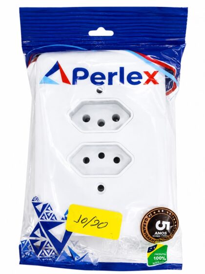 CONJUNTO 2 TOMADAS 2P+T 20A PUMALUX-PERLEX