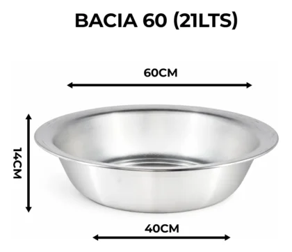 BACIA 60CM LIXADA-VIEGGIO