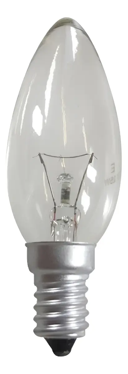 LAMPADA VELA LISA 25W E14 CLARA-KIAN
