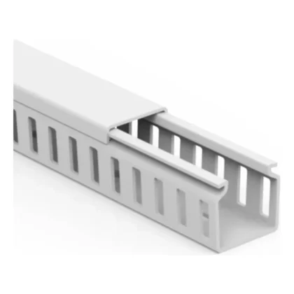 CANALETA SEMI ABERTA PARA PAINEL 30X30X2MT BRANCA-ILUMI