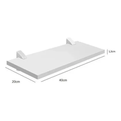 PRATELEIRA 20X40CM BRANCA CONCEPT-FAMASTIL