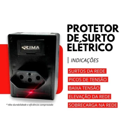 PROTETOR DE SURTO ELETRICO PORTATIL-RIMA