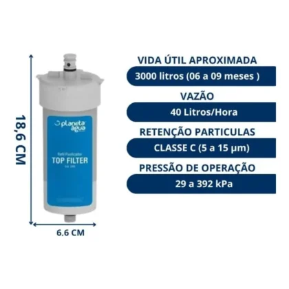 REFIL TOP FILTER-PLANETA AGUA