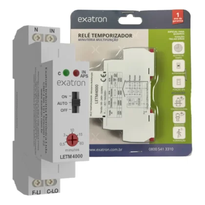 MINUTERA EXATA MICROCONT RELE TEMPORIZADOR-EXATRON
