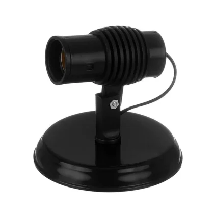 SPOT POLYLUX PRETO 1 LAMPADA-EXTRALUZ