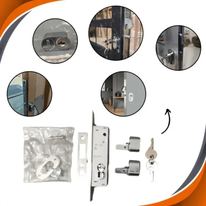FECHADURA INOX PORTA DE CORRER 901-STAM