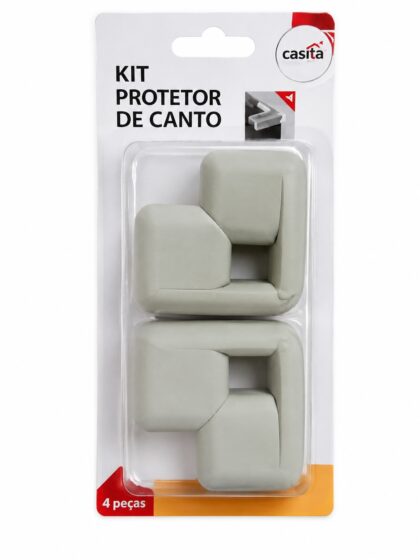 KIT PROTETOR DE CANTO 4 PECAS CASITA