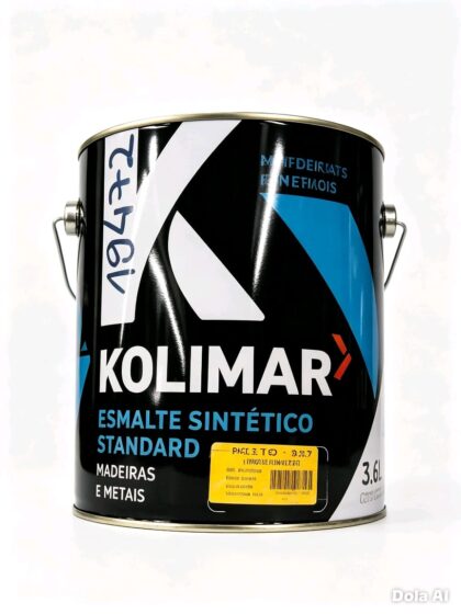 TINTA ESMALTE 3,6LT PRETO BRILHANTE-KOLIMAR