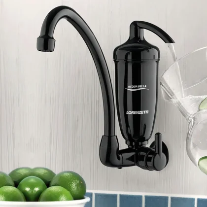 PURIFICADOR DE AGUA TORNEIRA ACQUA BELLA BLACK-LORENZETTI