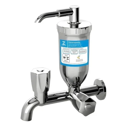 TORNEIRA FIXA CROMADA COM FILTRO C50-DELTA