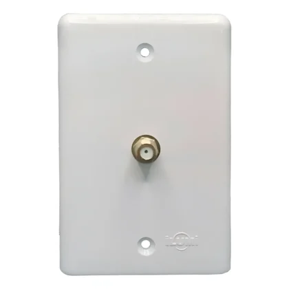 CONECTOR DE ANTENA PARA TV COM PLACA 4X2 STYLUS ILUMI