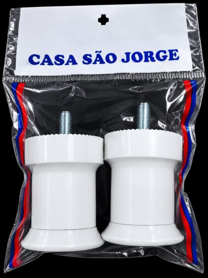 PE PARA ARMARIO 7,5CM BRANCO COM 2